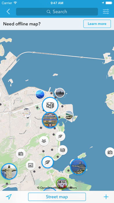 Screenshot #2 pour Planificateur de voyages, guide de voyage & carte offline pour le Mexique, les Caraïbes, l'Amérique centrale et le Brésil
