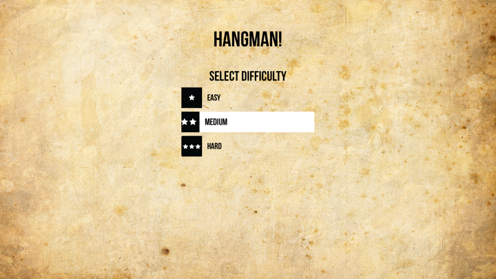 Hangman - A Vocabulary Game screenshot 1