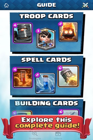 Best Guide for Clash Royale - Deck Builder & Tipsのおすすめ画像1