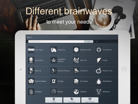 Screenshot #4 pour Brainwaves for Business Elite – Focus more on work and studying with brainwave entrainment