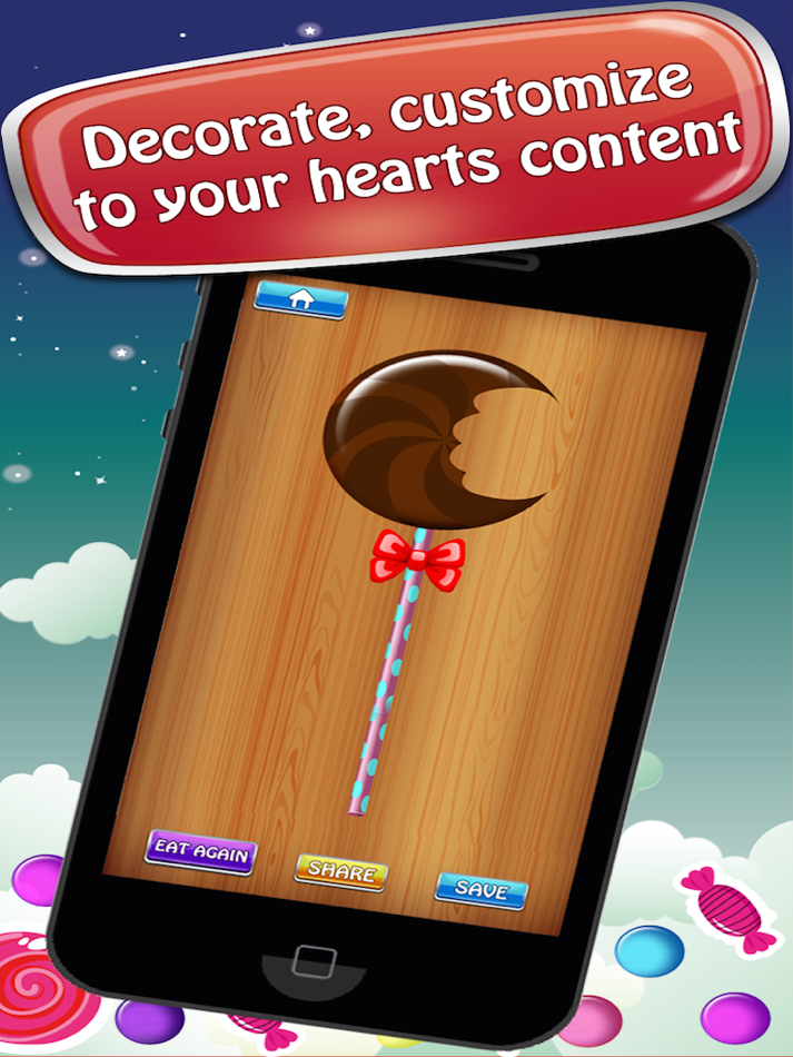 Candy floss dessert treats maker - Satisfy the sweet cravings! iPad free version - 1.0 - (iOS)