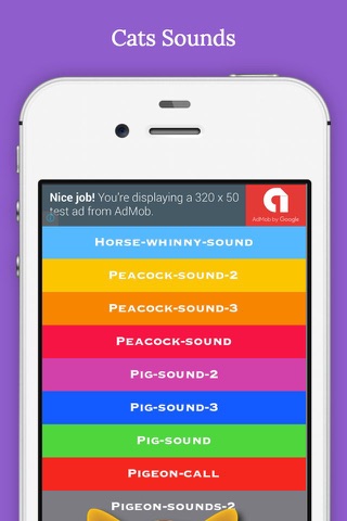 Farm Animal Sounds(Dog,Cat,Horse,Rooster,Cricket,Dove,Donkey)Sound screenshot 4