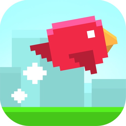 Crossy Tiny Bird Spike - Pixelate Flappy Jump Icon