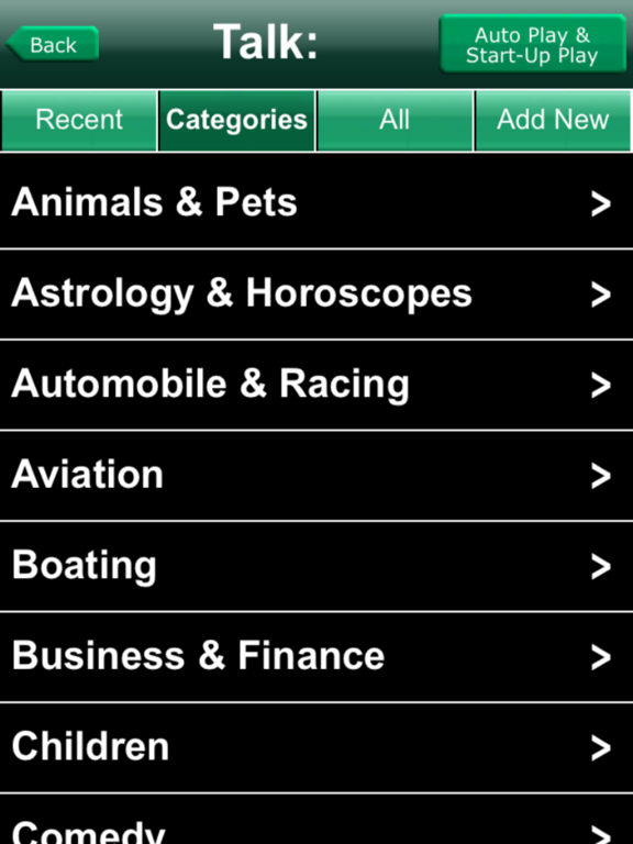 iNetRadio iPad screenshot 4 - Music app