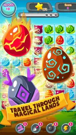 Game screenshot Monster Eggs Mania - The Adventure Free Match 3 mod apk