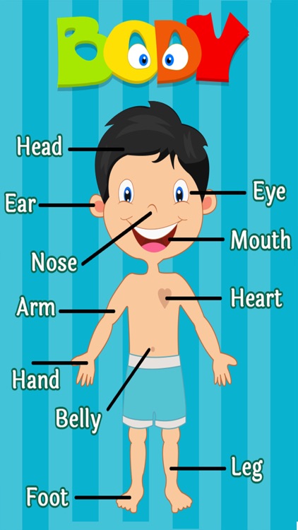 Learning Human Body Parts - Baby Learning Body Parts screenshot-3