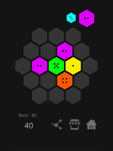 Screenshot #4 pour Beyond Merged - Hex Puzzle Game