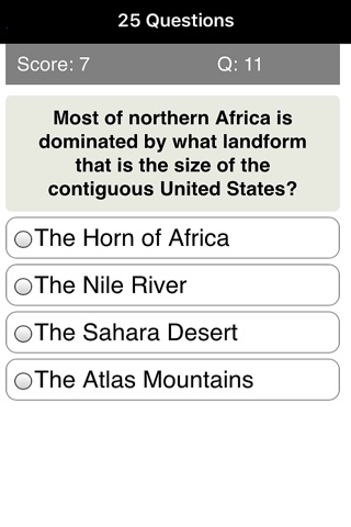 African Geography & Facts Quiz screenshot 3