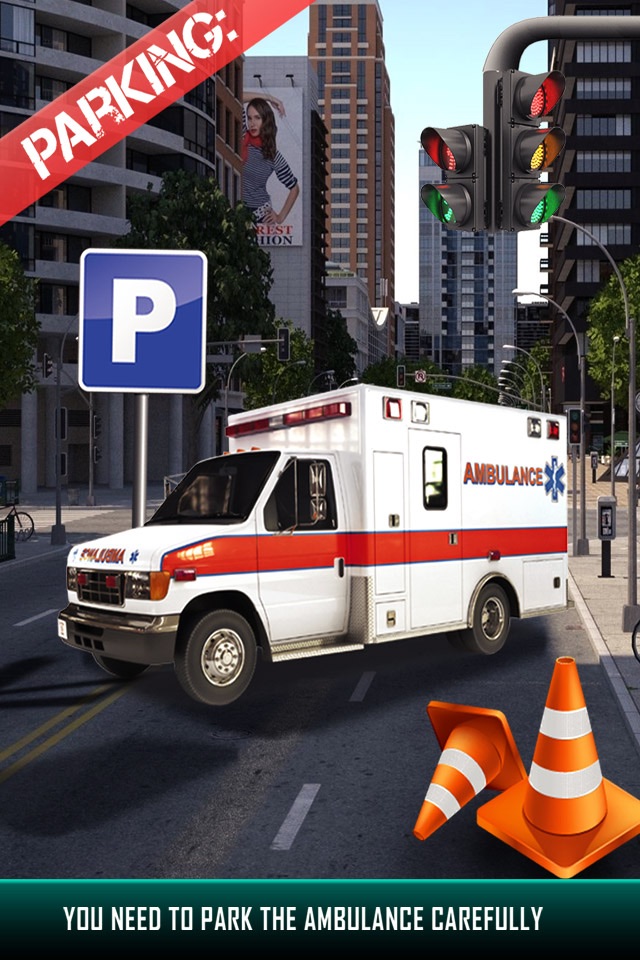 911 Emergency Ambulance Rescue Operation - Patients City Hospital Delivery Sim screenshot 2
