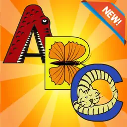 Animals Alphabet Coloring Book Grade 1-6: ABC coloring pages learning games free for kids and toddlers app icon