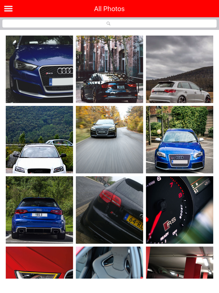 HD Car Wallpapers - Audi RS3 Edition