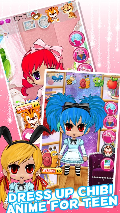Dress Up Chibi Character Games For Teens Girls & Kids Free - kawaii style pretty creator princess and cute anime for girl