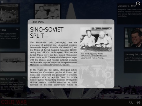 Cold War Interactive Timeline Free screenshot 3