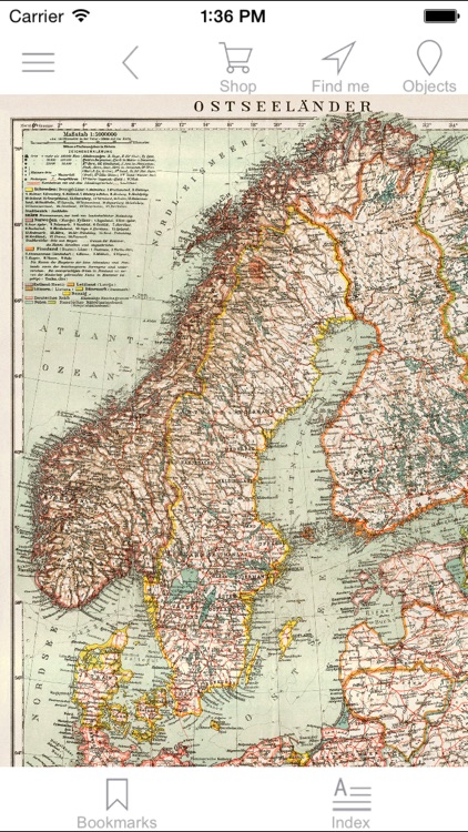 Baltic region (1929). Historical map.