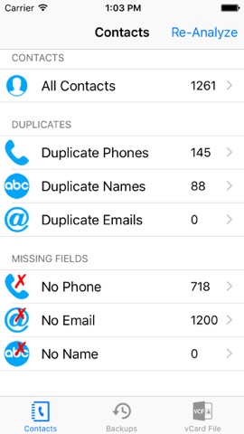 My Contacts Backup & Cleanup Freeのおすすめ画像1