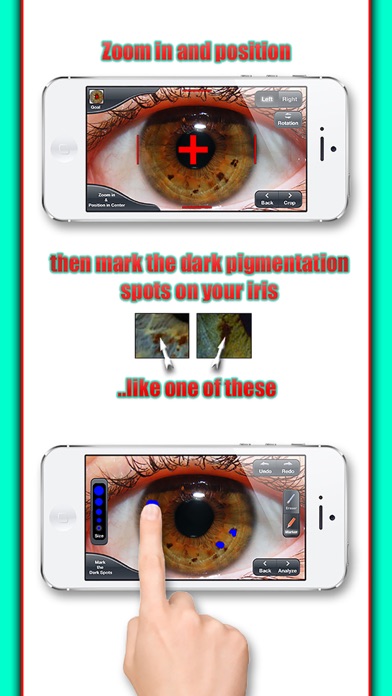 Health Test - The iridology app Screenshot