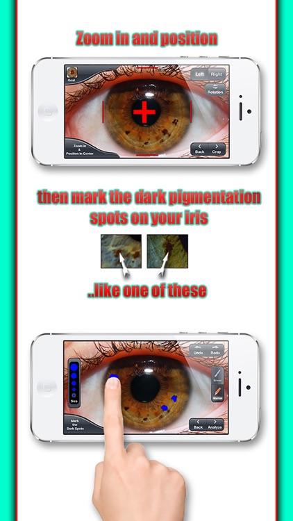 Health Test - The iridology app