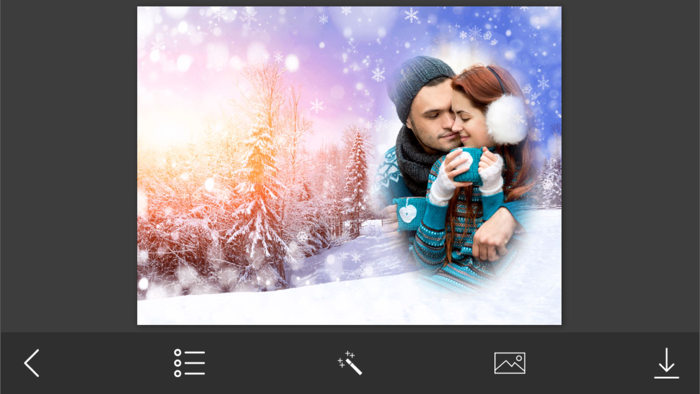 Winter Photo Frame - Amazing Picture Frames and Photo Editor