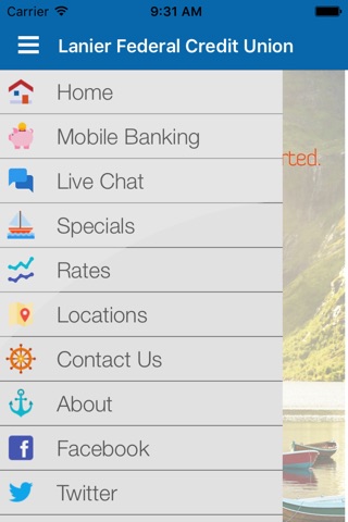 Lanier Federal Credit Union screenshot 2