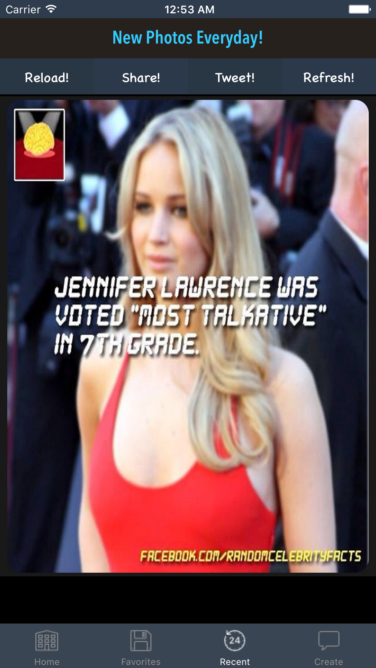 Random Celebrity Facts - Cool Trivia, News and Gossip screenshot 4