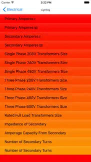 electrical formulator iphone screenshot 2