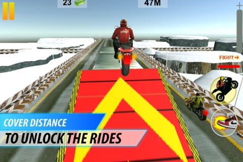 Bike Rider Highway Stunt Racing Attack screenshot 2