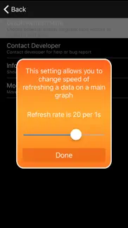 smart vibration meter iphone screenshot 3
