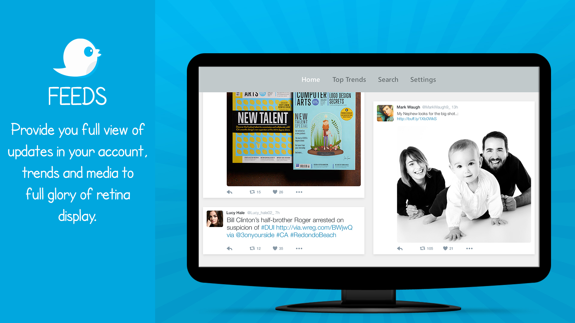 Easy Twitter - View Feeds, Trends and more screenshot 1