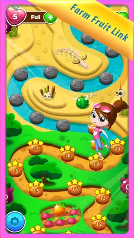 Game screenshot Farm Fruit Vegetables Garden Match 3 Link Splash mod apk