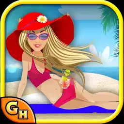 Beach Dress Up- free Princess hot fashion star and salon game for girls & boys app icon