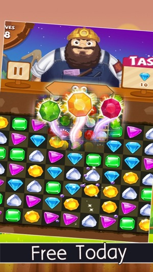Jewel Smash Hunter Mania - Jewels match 