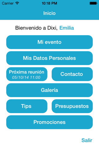 Dixi Eventos screenshot 2