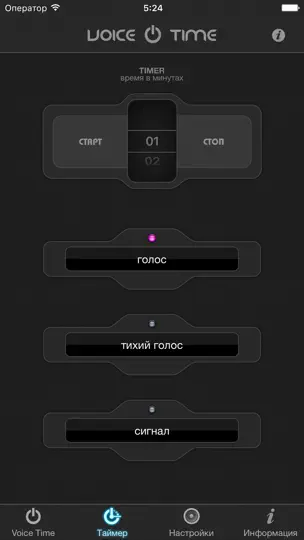 Скриншот Voice Time - Говорящие часы на iPhone 2