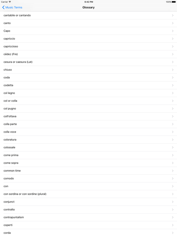 Screenshot #4 pour Music Terms & Flash Cards