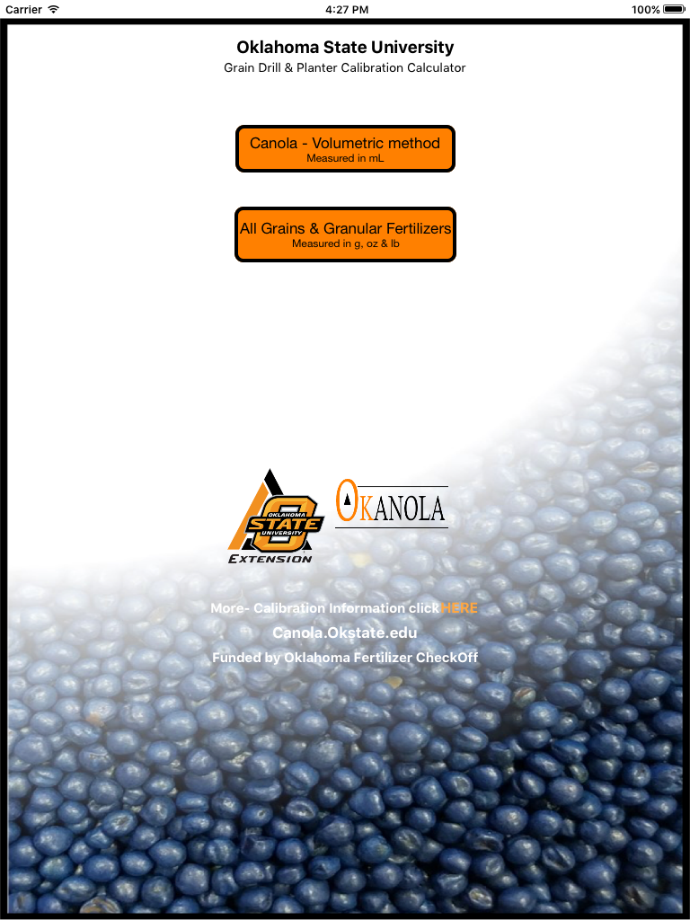 Grain Drill Calibration Calculator