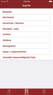 bga - blutgasanalyse iphone bildschirmfoto 1