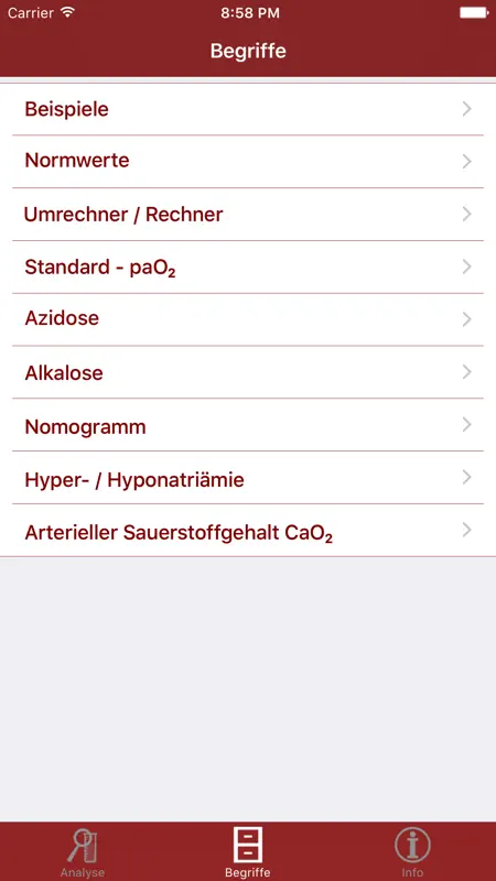 BGA - Blutgasanalyse screenshot 1 of 2