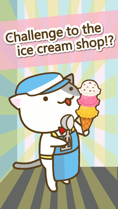 Cat ice cream shop screenshot 1