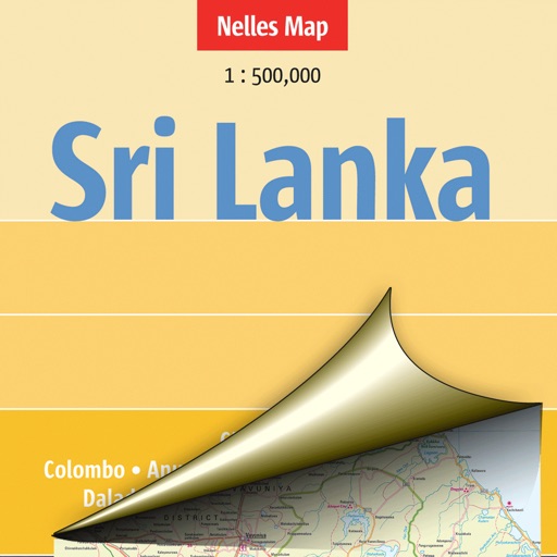 Sri Lanka. Tourist map. icon