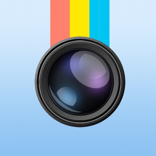 Instant Camera Photo Frame Editor - Picture Collage Grid Maker with Square Selfie and Text Note Editing Icon