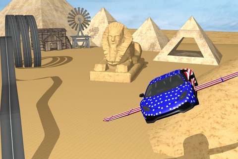 Flying Car Stunt n Demolition screenshot 3