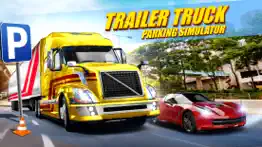 trailer truck parking with real city traffic car driving sim iphone screenshot 1