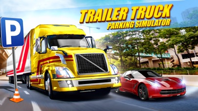 Trailer Truck Parking with Real City Traffic Car Driving Simのおすすめ画像1