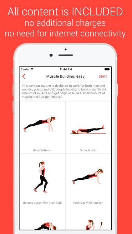 Muscle Building Workout - Your Personal Fitness Trainer for power, endurance and strength screenshot-0