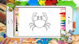 Game screenshot Sea Creatures Coloring Books hack
