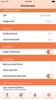 gewichtskontrolle lite iphone bildschirmfoto 4