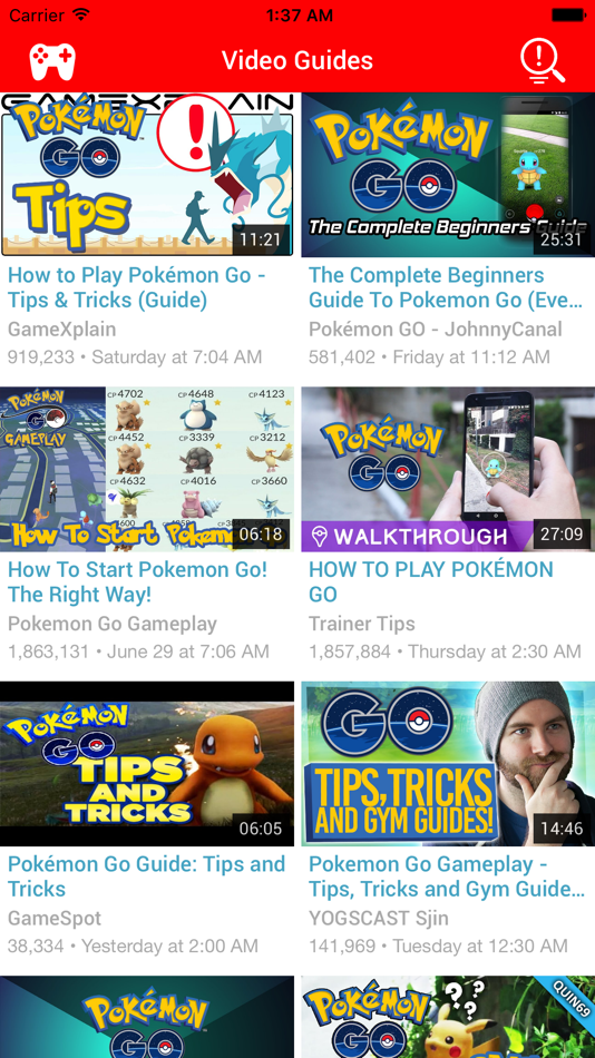 #2. Game Guide for Pokémon GO - All Level Video Guide to catch Pokemon (iOS) 게시자: Do Tri