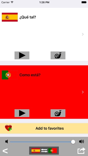 Spanish / Portuguese Talking Phrasebook Translator Dictionar(圖3)-速報App