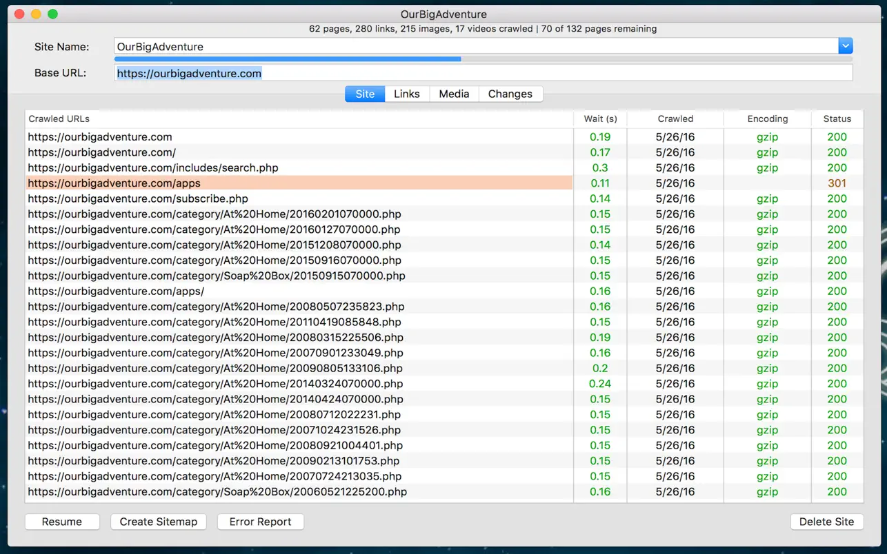 #1. Sitemap Plus (macOS) By: OurBigAdventure, LLC