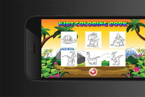 Kids Coloring Book DinoSaur - Educational Learning Games For Kids And Toddler screenshot 3